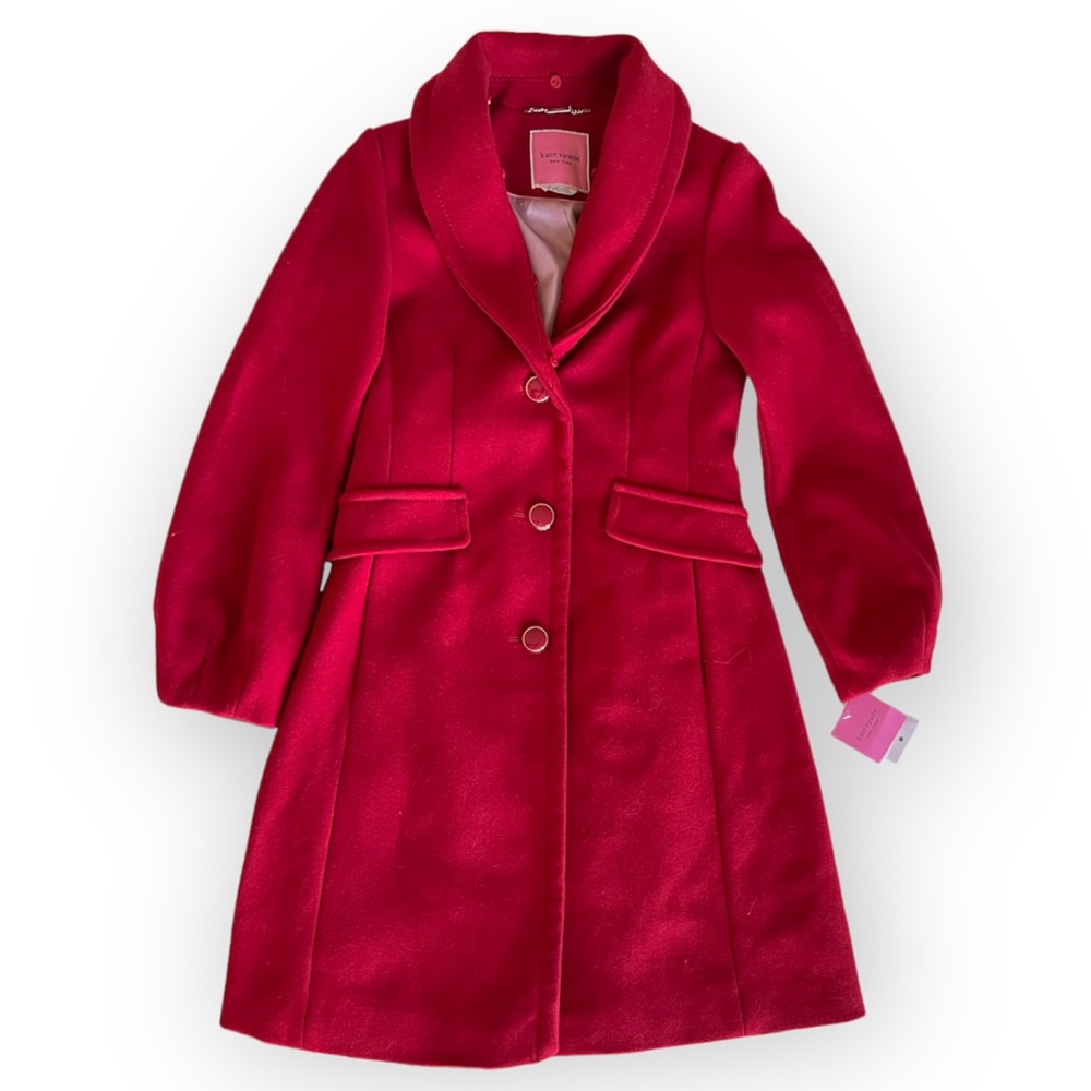 NWT Red Kate Spade Peacoat Size XS